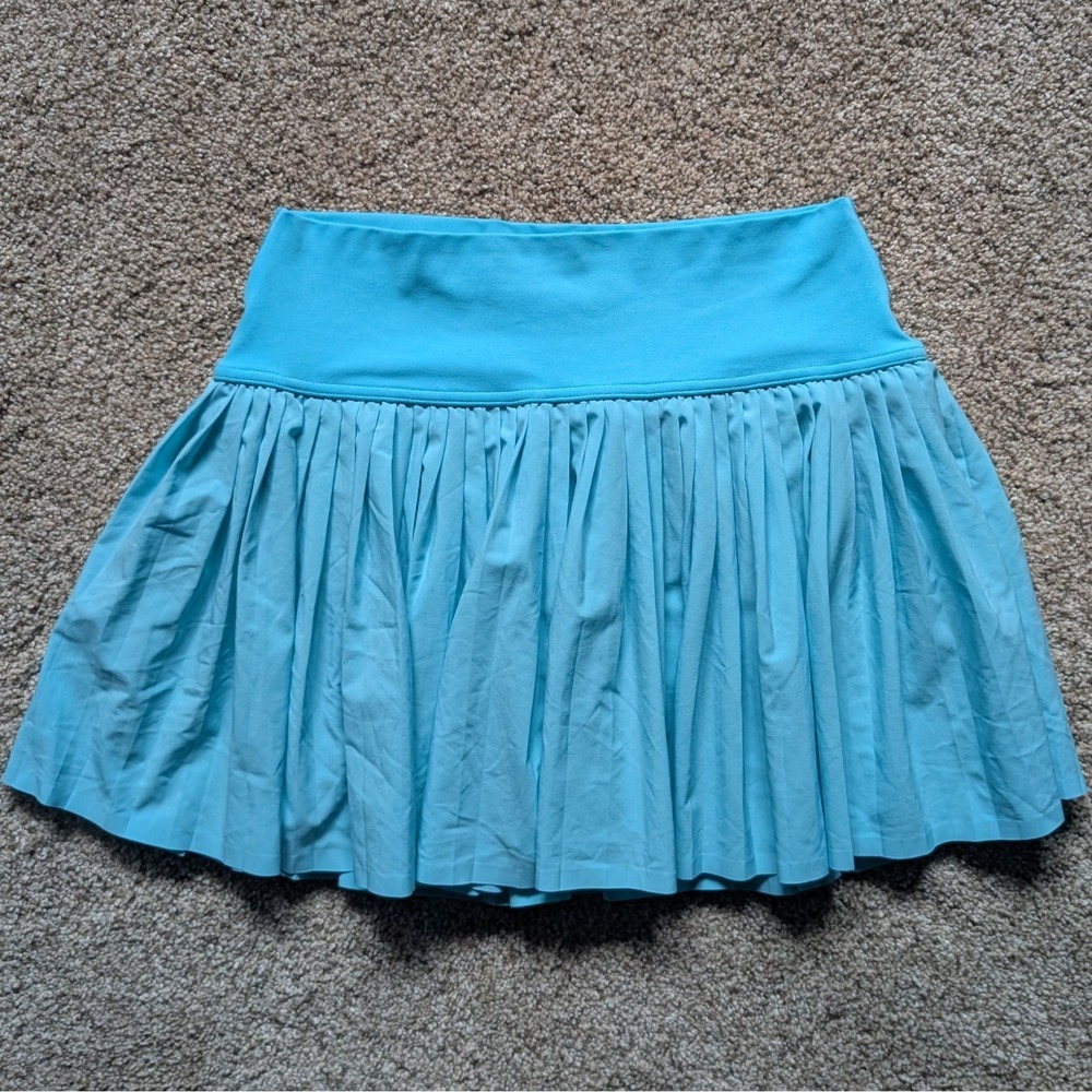 Aerie Sz M Skort Blue Teal Colorful Preppy College Athletic Outdoor Girly Beachy